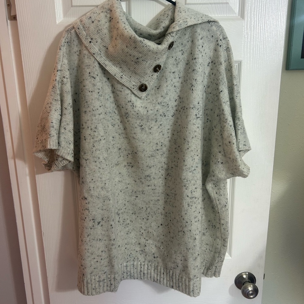 Lane Bryant Black and White Knit Sweater